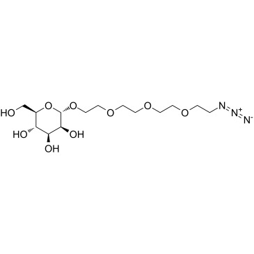 Azido-PEG4-alpha-D-mannose结构式