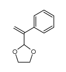 2-(1-phenylvinyl)-1,3-dioxolane Structure