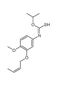 O-propan-2-yl N-[3-[(Z)-but-2-enoxy]-4-methoxyphenyl]carbamothioate Structure