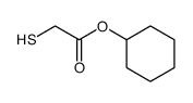 cyclohexyl 2-sulfanylacetate结构式
