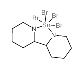 Tin, (2,2'-bipyridine-kN1,kN1')tetrabromo-, (OC-6-22)- Structure