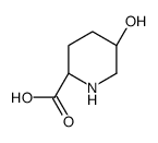 (2R,5S)-5-hydroxypiperidine-2-carboxylic acid Structure