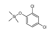 2,4-dichlorophenol-TMS Structure