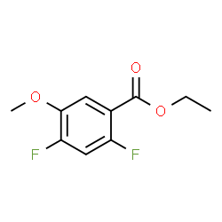 Ethyl 2,4-difluoro-5-methoxybenzoate structure