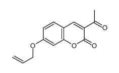 3-acetyl-7-prop-2-enoxychromen-2-one Structure