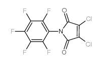 N-PENTAFLUOROPHENYLDICHLOROMALEIMIDE Structure