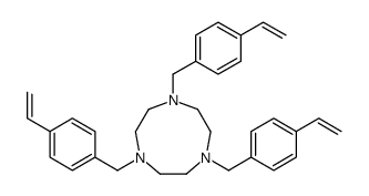1,4,7-tris[(4-ethenylphenyl)methyl]-1,4,7-triazonane结构式