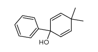 4,4-dimethyl-1-phenylcyclohexa-2,5-dien-1-ol结构式