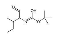 tert-butyl N-(3-methyl-1-oxopentan-2-yl)carbamate Structure