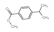 Benzoic acid,4-(1-methylethyl)-, methyl ester Structure