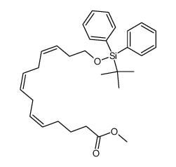 methyl (5Z,8Z,11Z)-14-((tert-butyldiphenylsilyl)oxy)tetradeca-5,8,11-trienoate Structure