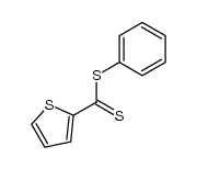 phenyl dithio-2-thiophenate Structure