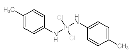 dichloroplatinum; (4-methylphenyl)azanide Structure