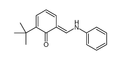 6-(anilinomethylidene)-2-tert-butylcyclohexa-2,4-dien-1-one Structure