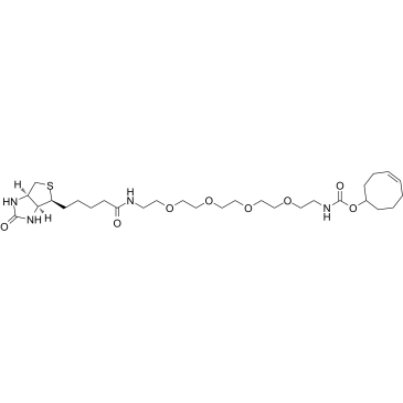 TCO-PEG4-biotin Structure