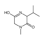 1-methyl-3-propan-2-ylpiperazine-2,5-dione Structure