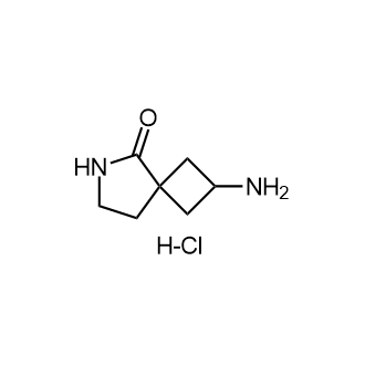 2-氨基-6-氮杂螺[3.4]辛-5-酮盐酸盐结构式