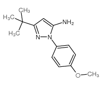 3-(叔丁基)-1-(4-甲氧基苯基)-1H-吡唑-5-胺图片
