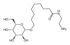 Nonanamide, N-(2-aminoethyl)-9-(.alpha.-D-mannopyranosyloxy)-结构式