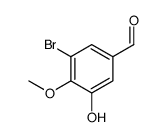 3-bromo-5-hydroxy-4-methoxybenzaldehyde structure