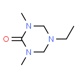 1,3,5-Triazin-2(1H)-one,5-ethyltetrahydro-1,3-dimethyl-(9CI)结构式