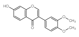 3',4'-DIMETHOXY-7-HYDROXYISOFLAVONE structure