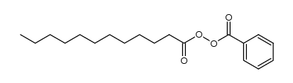 benzoyl dodecanoyl peroxide Structure