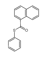 S-phenyl naphthalene-1-carbothioate结构式