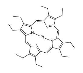 2,3,7,8,12,13,17,18-Octaethyl-21H,23H-porphine platinum structure
