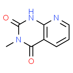 3-METHYL-PYRIDO[2,3-D]PYRIMIDINE-2,4(1H,3H)-DIONE结构式