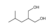 2-(2-methylpropyl)propane-1,3-diol结构式