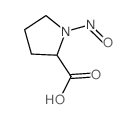 Proline, 1-nitroso- Structure