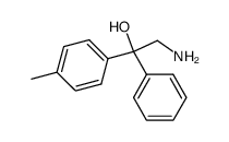 2-amino-1-phenyl-1-p-tolyl-ethanol Structure