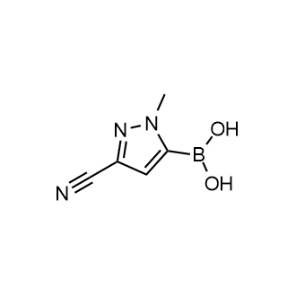 (3-Cyano-1-methyl-1H-pyrazol-5-yl)boronic acid Structure