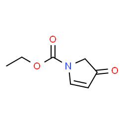 1H-Pyrrole-1-carboxylicacid,2,3-dihydro-3-oxo-,ethylester(9CI) structure