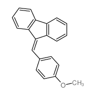 9H-Fluorene,9-[(4-methoxyphenyl)methylene]- Structure