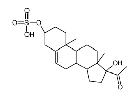 17-hydroxypregnenolone sulfate结构式