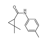 2,2-dimethyl-N-(4-methylphenyl)cyclopropane-1-carboxamide Structure