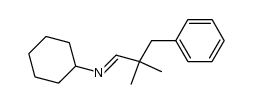 Dimethyl-2,2-phenyl-3-propanal-cyclohexylimin结构式