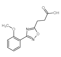 3-[3-(2-methoxyphenyl)-1,2,4-oxadiazol-5-yl]propanoic acid Structure