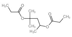 (4-methyl-4-propanoyloxy-pentan-2-yl) propanoate structure