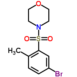4-(5-bromo-2-Methylphenylsulfonyl)Morpholine结构式