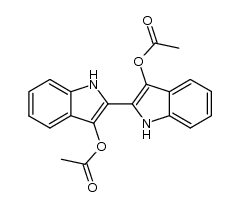 O,O'-diacetyl-leucoindigo结构式