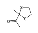 Ethanone, 1-(2-methyl-1,3-dithiolan-2-yl)- (9CI) structure