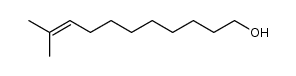 10-methylundec-9-en-1-ol结构式