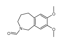 2-formyl-7,8-dimethoxy-2,3,4,5-tetrahydro-1H-2-benzazepine Structure