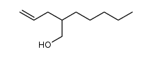 2-pentyl-pent-4-en-1-ol Structure