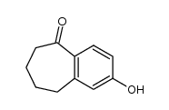 2-hydroxy-6,7,8,9-tetrahydro-5H-benzo[7]annulen-5-one Structure