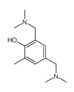 2,4-bis[(dimethylamino)methyl]-6-methylphenol Structure