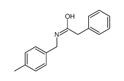 N-[(4-methylphenyl)methyl]-2-phenylacetamide结构式